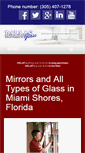 Mobile Screenshot of miamishoresglassandmirror.com